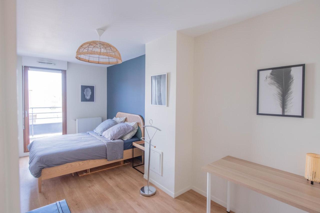 Machouart Le Duplex -Parking Gratuit Equipee Commodites- Apartment โอแบวีลีเย ภายนอก รูปภาพ