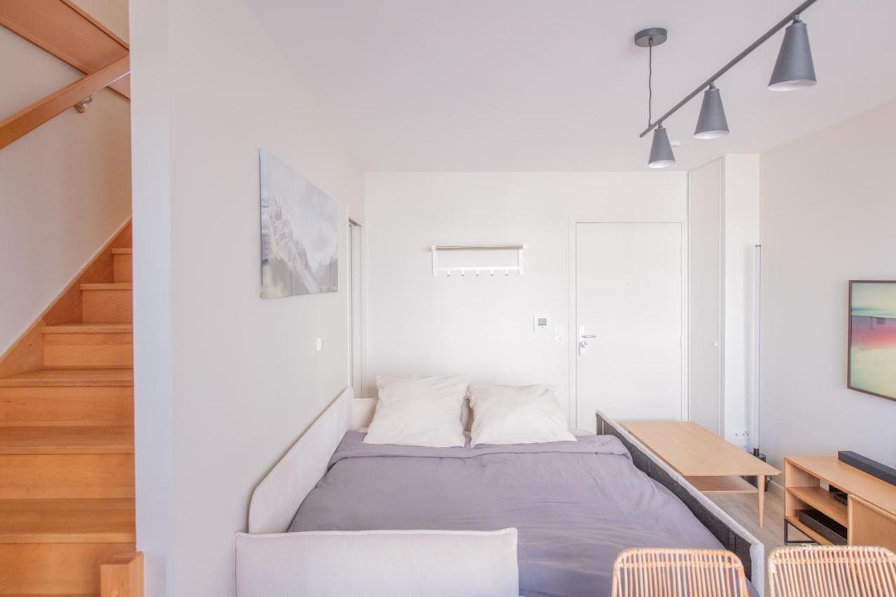 Machouart Le Duplex -Parking Gratuit Equipee Commodites- Apartment โอแบวีลีเย ภายนอก รูปภาพ