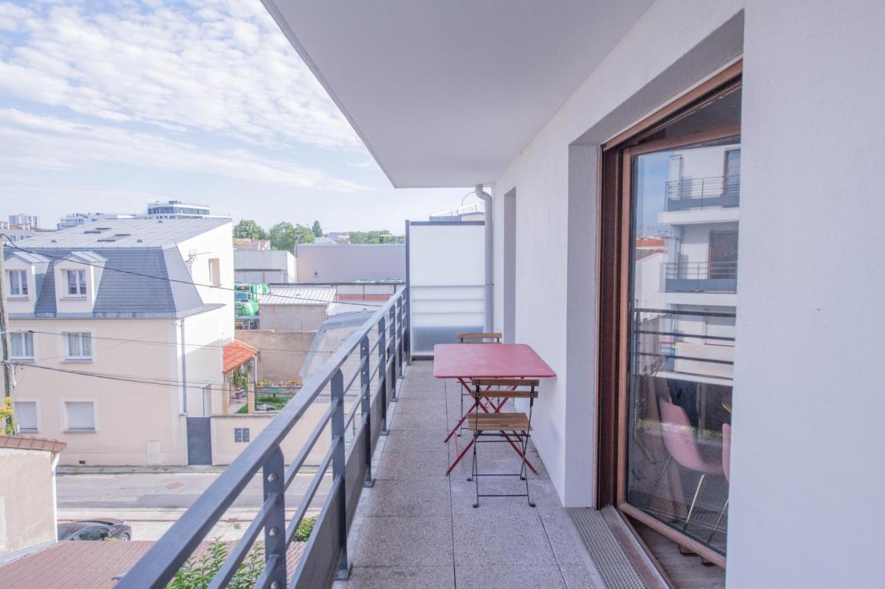 Machouart Le Duplex -Parking Gratuit Equipee Commodites- Apartment โอแบวีลีเย ภายนอก รูปภาพ